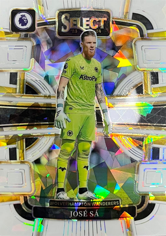 Jose Sa White Ice Prizm Numbered /85 Select EPL
