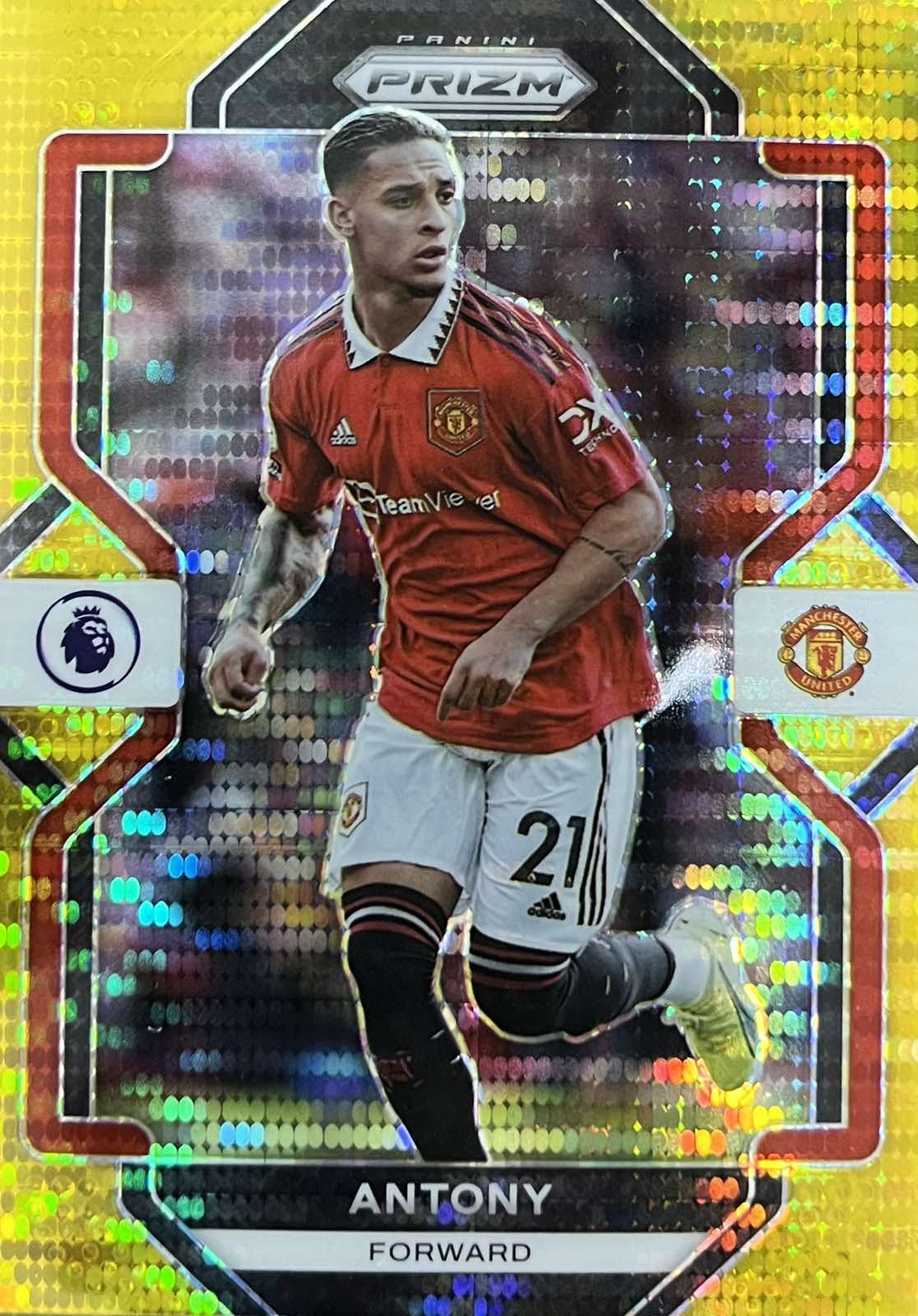 Antony Gold Pulsar Numbered /10 Prizm EPL