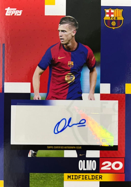 Dani Olmo Autograph Barcelona Fan Set 2024/25