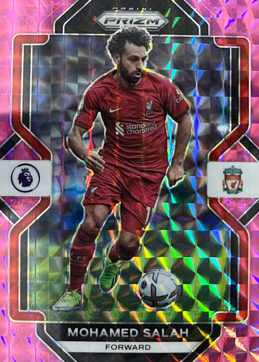 Mohamed Salah Pink Mosaic Prizm Liverpool