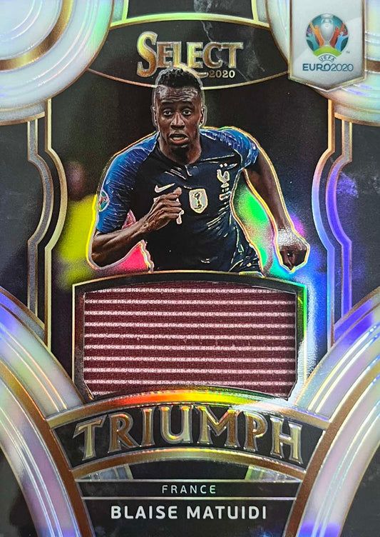 Blaise Matuidi Player-Worn Patch Select Triumph Euro 2020