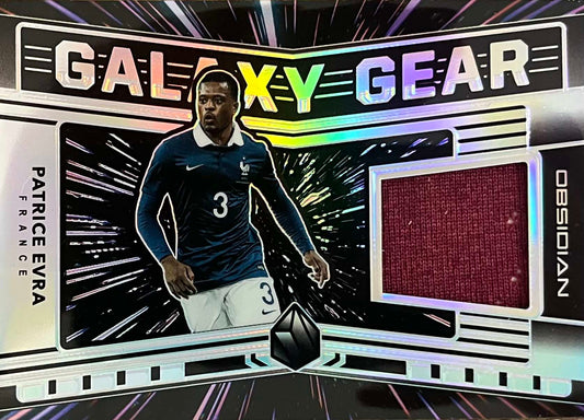 Patrice Evra Match-Worn Patch Numbered /125 Obsidian Galaxy Gear