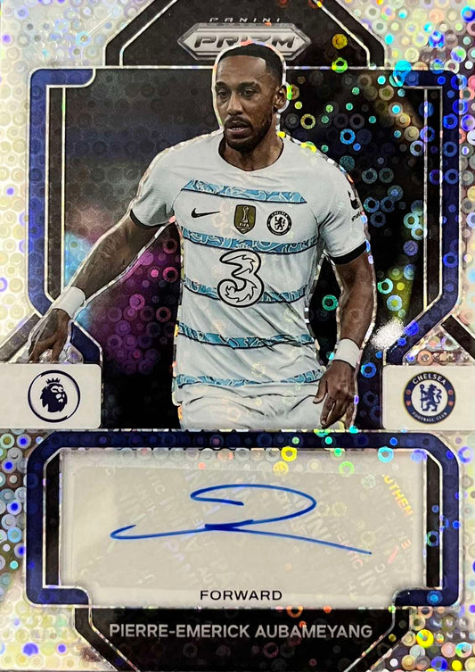 Pierre-Emerick Aubameyang Autograph 2022-23 Panini Prizm