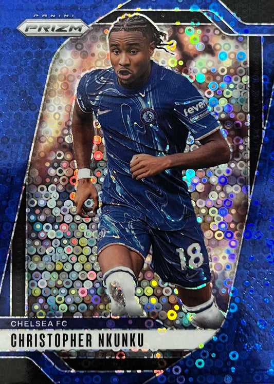 Christopher Nkuku Blue Disco Numbered /99 Prizm EPL Breakaway