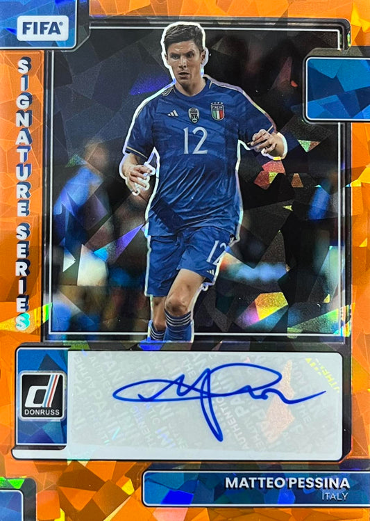 Matteo Pessina Autograph Orange Ice Donruss Signature Series