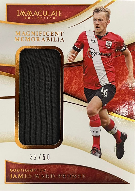 James Ward-Prowse Match-Worn Patch Numbered /50 Immaculate Collection
