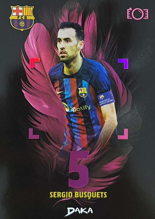 Sergio Busquets Image Photo Numbered /199 Daka Team Set
