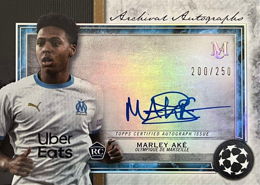 Marley Ake Rookie Autograph Numbered /250 Topps Museum Collection