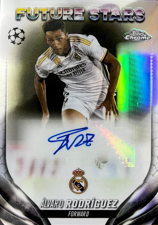 Alvaro Rodriguez Autograph Future Stars Topps Chrome