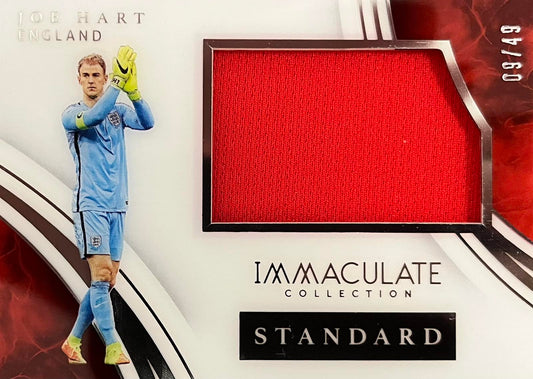 Joe Hart Player-Worn Patch Numbered /49 Immaculate