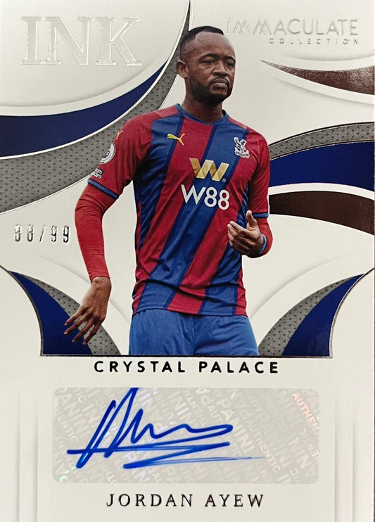 Jordan Ayew Autograph Numbered /99 Immaculate