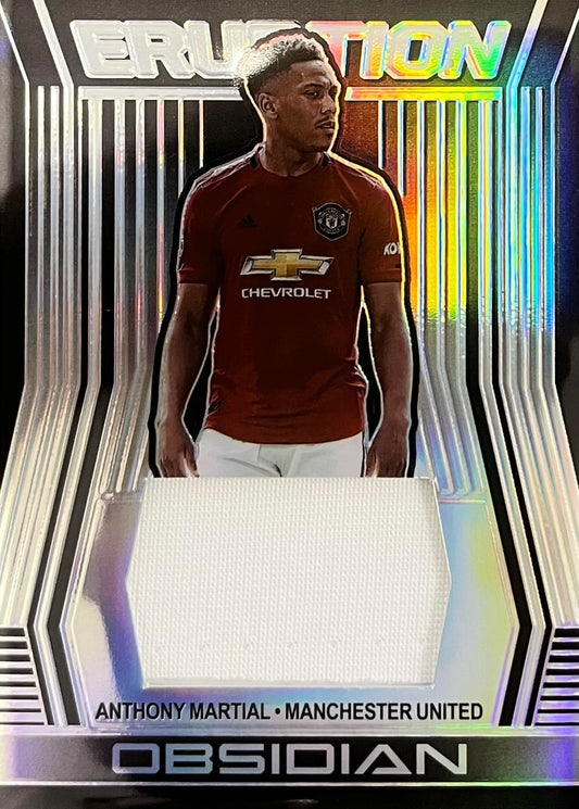 Antony Martial Player-Worn Patch Numbered /199 Obsidian Eruption
