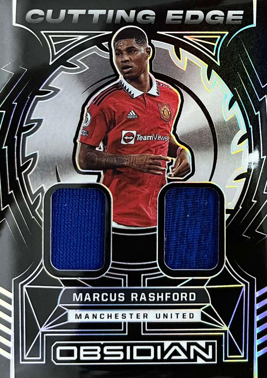 Marcus Rashford Match-Worn Double Patch Numbered /99 Obsidian Cutting Edge