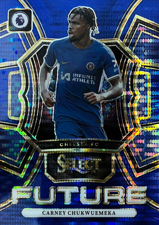 Carney Chukwuemeka Chelsea Blue Pulsar Panini EPL Select 2023-24