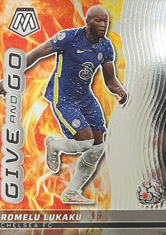 Romelu Lukaku Give and Go Mosaic Insert