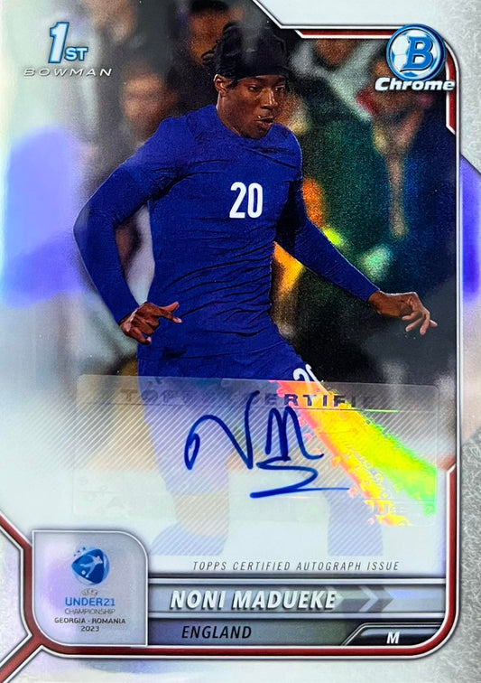 Noni Madueke 1st Bowman Autograph