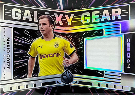 Mario Gotze Player-Worn Patch Numbered /125 Obsidian Galaxy Gear