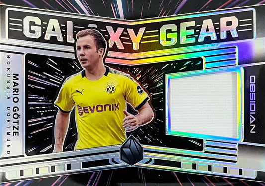Mario Gotze Player-Worn Patch Numbered /125 Obsidian Galaxy Gear
