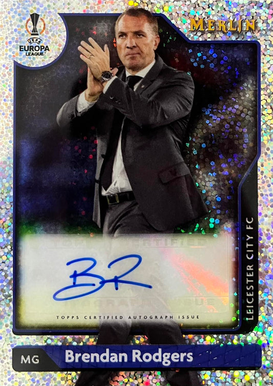 Brendan Rodgers Autograph Numbered /150 Merlin