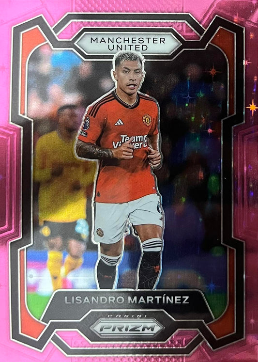 Lisandro Martinez Pink Stars Prizm Manchester United