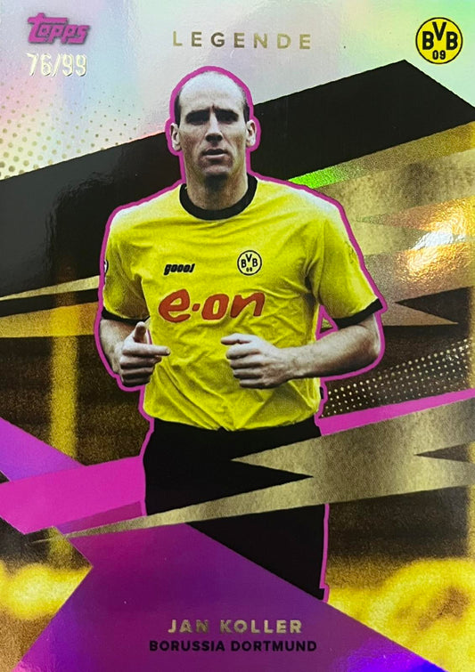 Jan Koller Legend Numbered /99 Borussia Team Set