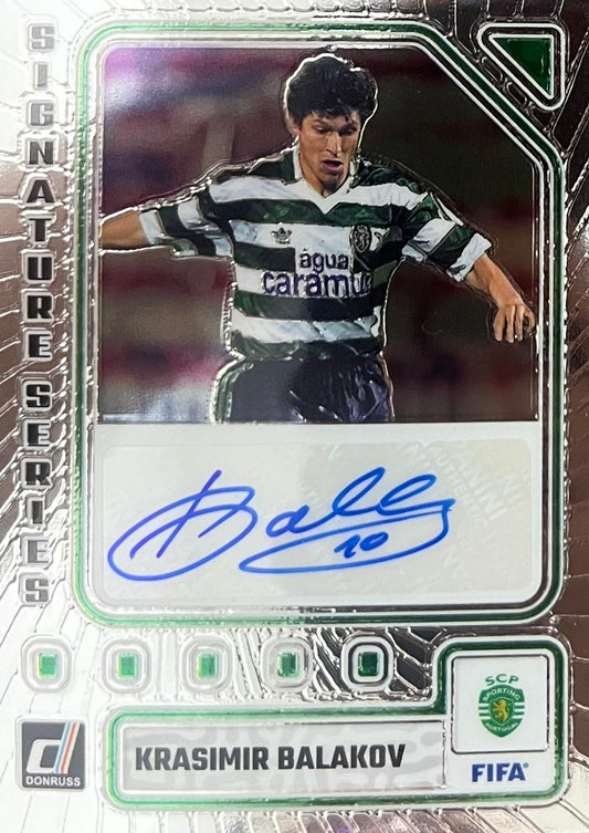 Krasimir Balakov Autograph Panini Donruss Signature Series
