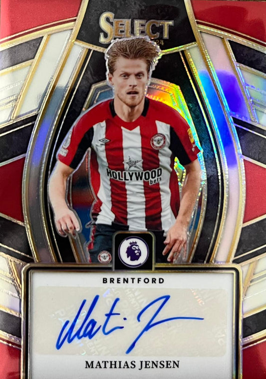 Mathias Jensen Autograph Select EPL 2023-24