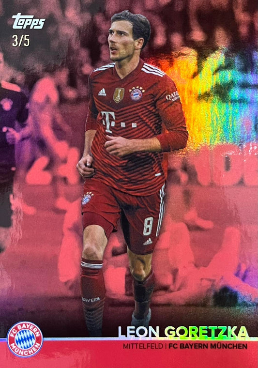 Leon Goretzka Numbered /5 Bayern Munchen Team Set