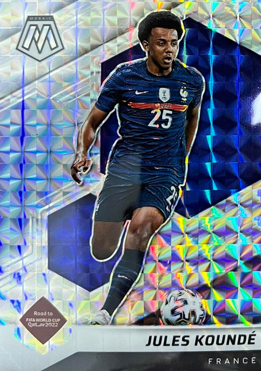 Jules Kounde Mosaic Refractor World Cup Qatar