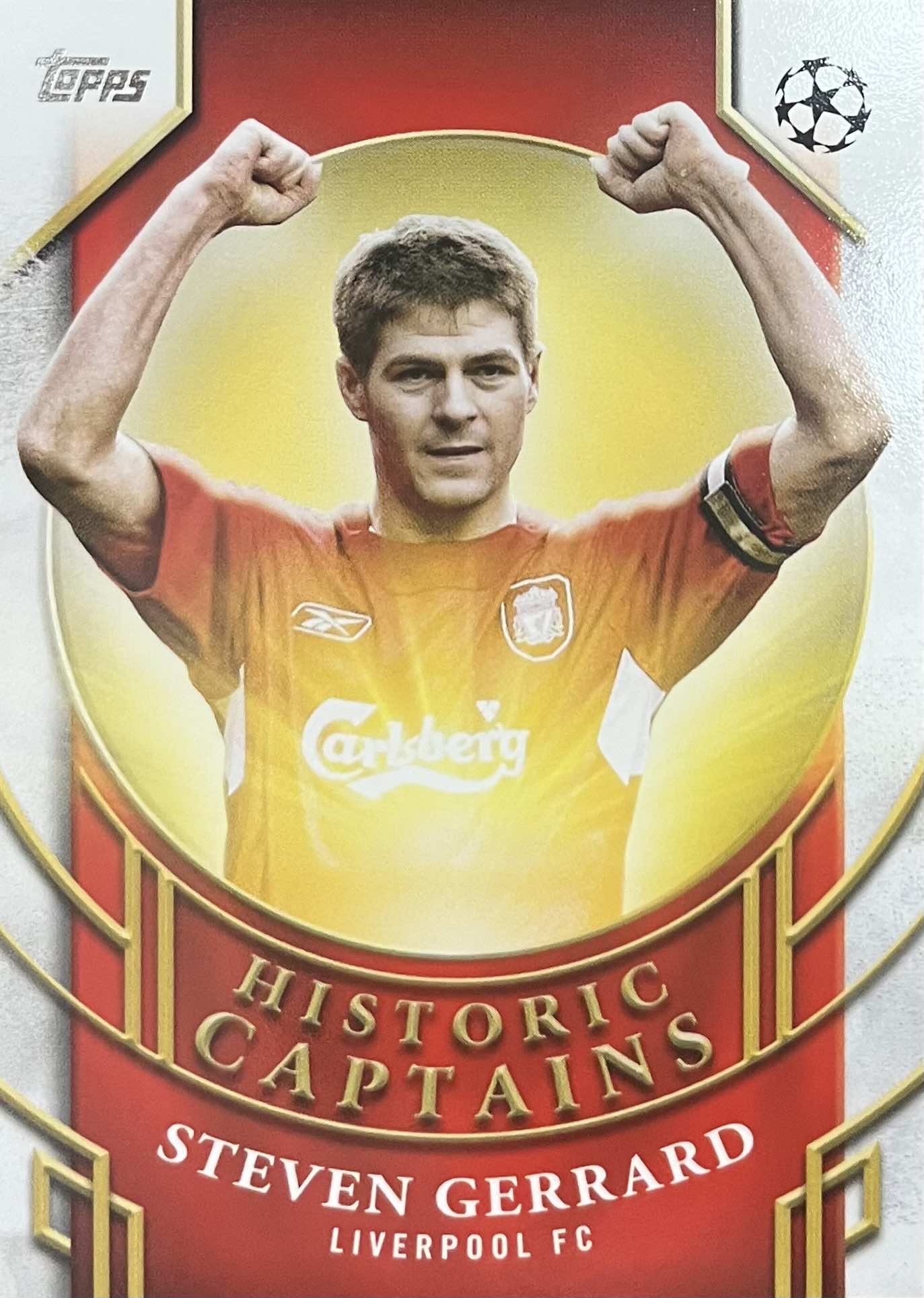 Steven Gerrard Historic Captains Topps
