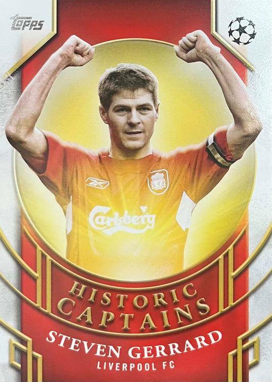 Steven Gerrard Historic Captains Topps