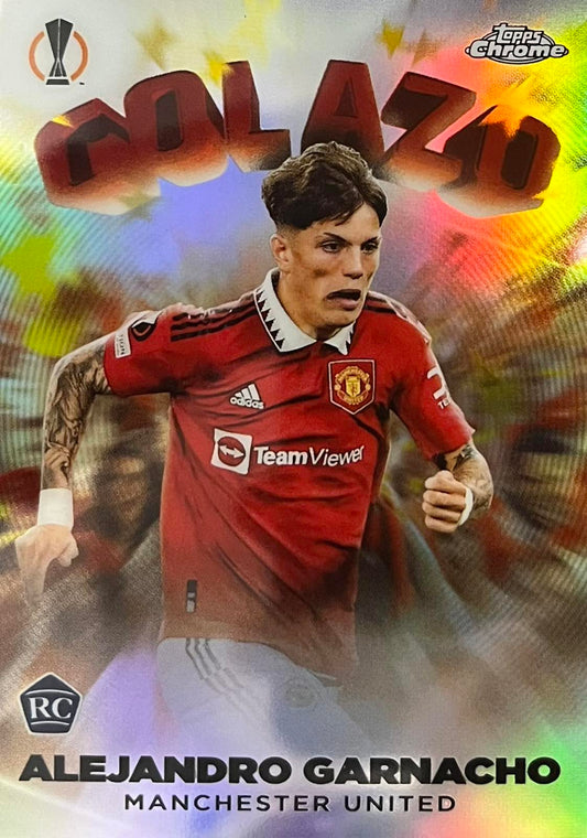 Alejandro Garnacho Golazo Topps Chrome