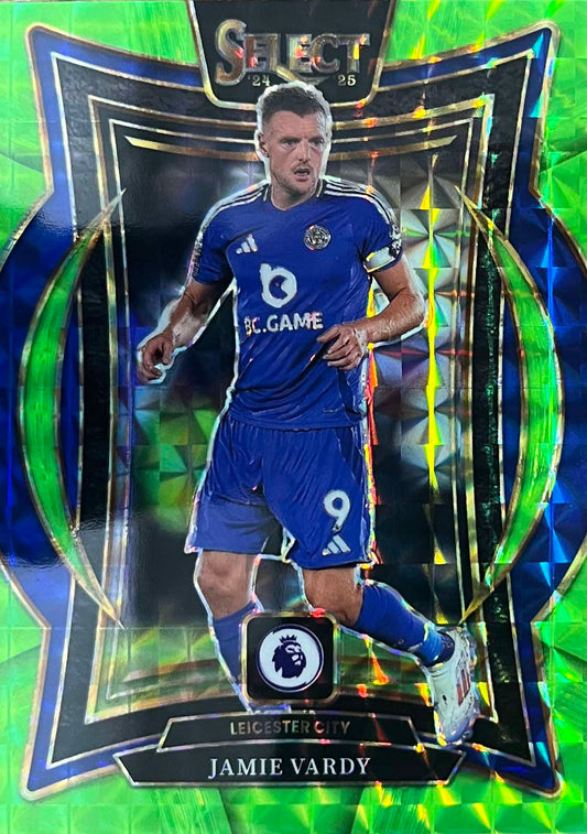 Jamie Vardy Green Numbered /125 Select Terrace Level