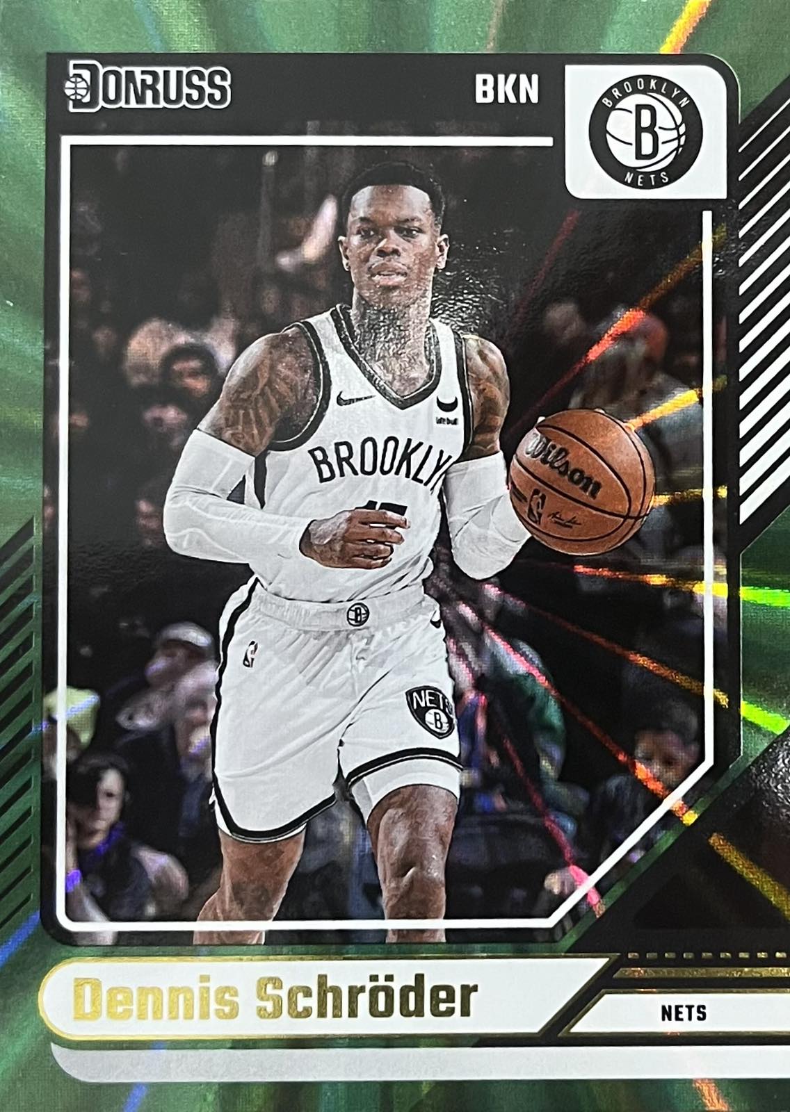 Dennis Schroder Green Laser Donruss