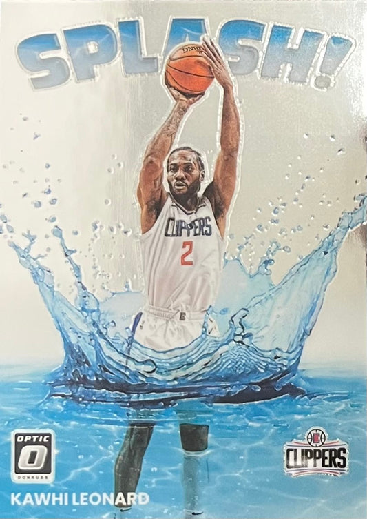 Kawhi Leonard Splash Insert Donruss Optic