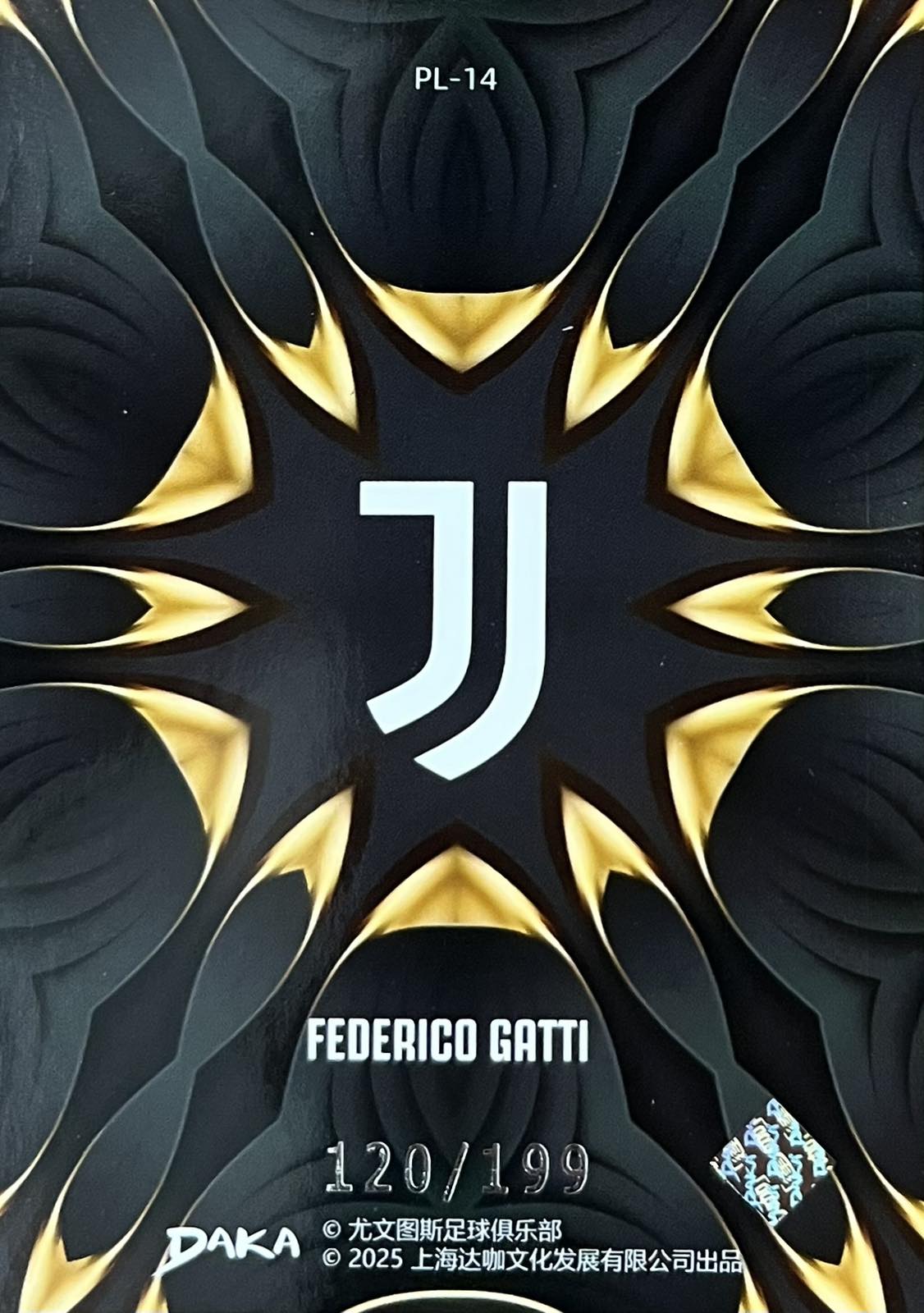 Federico Gatti Numbered /199 Daka Juventus