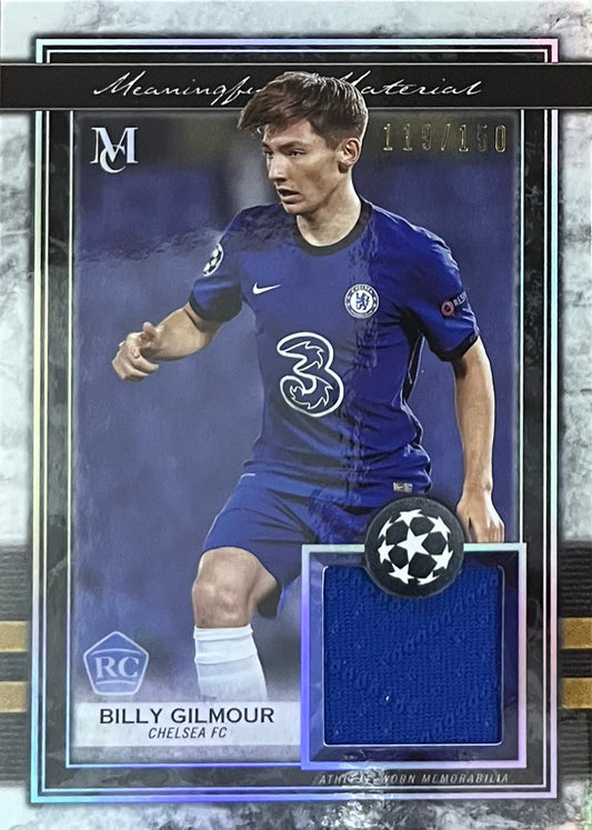 Billy Gilmour Player-Worn Patch Numbered /150 Topps Museum