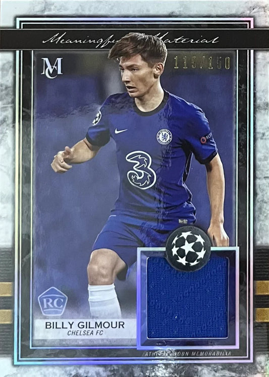 Billy Gilmour Player-Worn Patch Numbered /150 Topps Museum