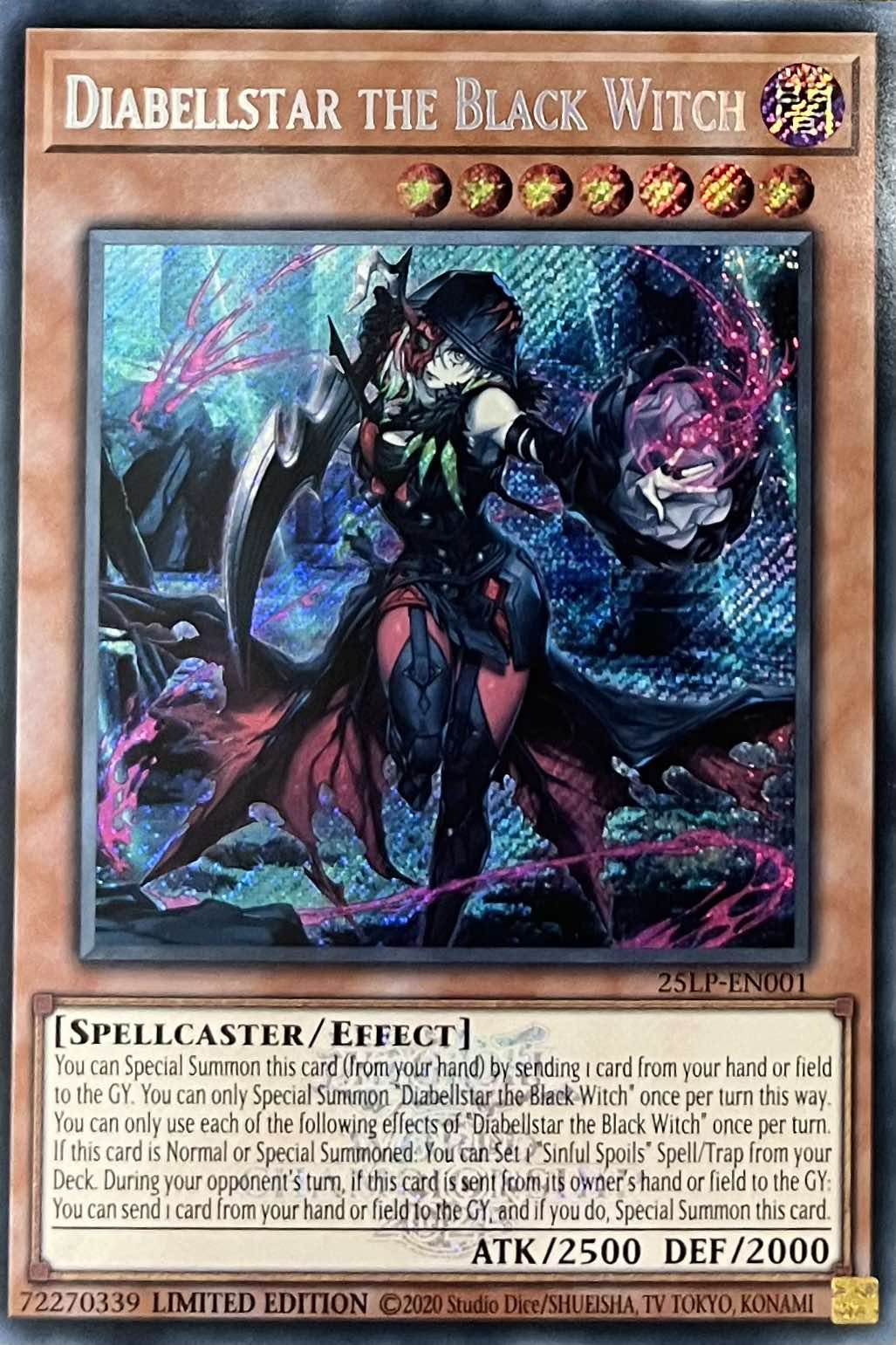 Diabellstar the Black Witch (V.4 - Secret Rare)