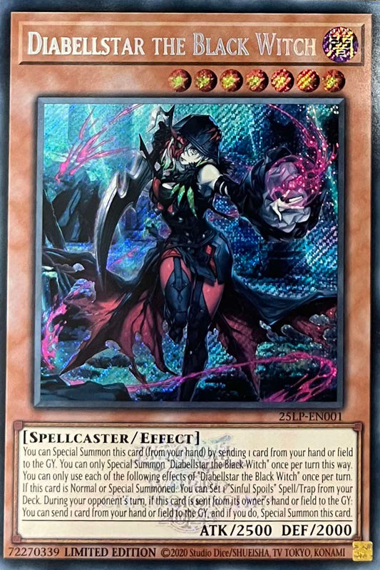 Diabellstar the Black Witch (V.4 - Secret Rare)