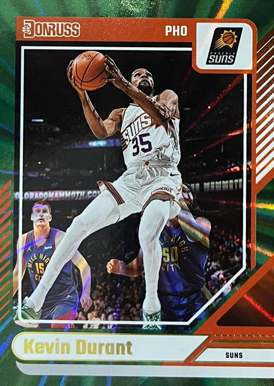 Kevin Durant Green Laser Donruss Panini