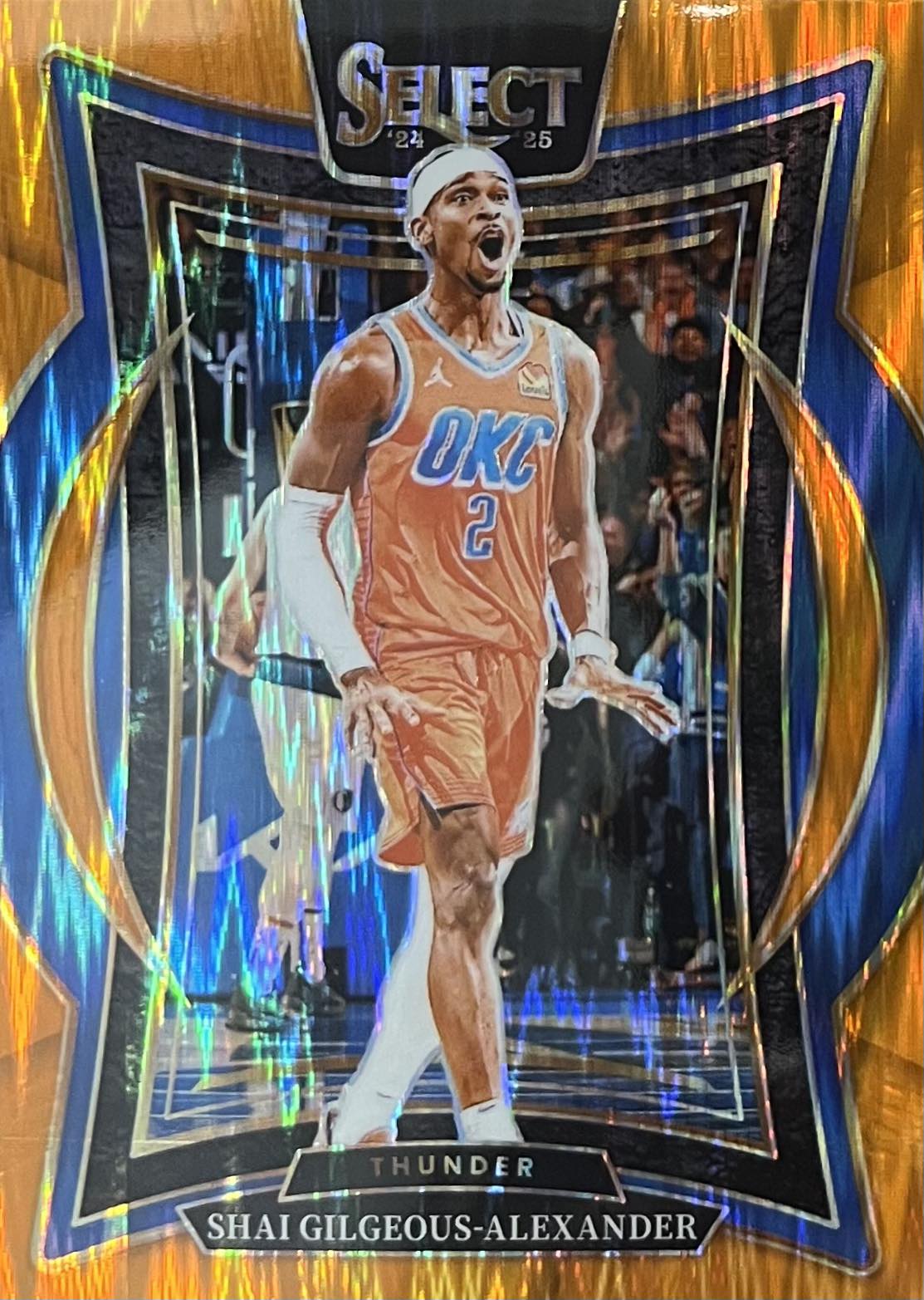 Shai Gilgeous-Alexander Orange Flash Panini Select