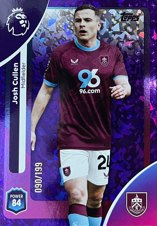 Josh Cullen Purple Numbered /199 Topps Premier League 314