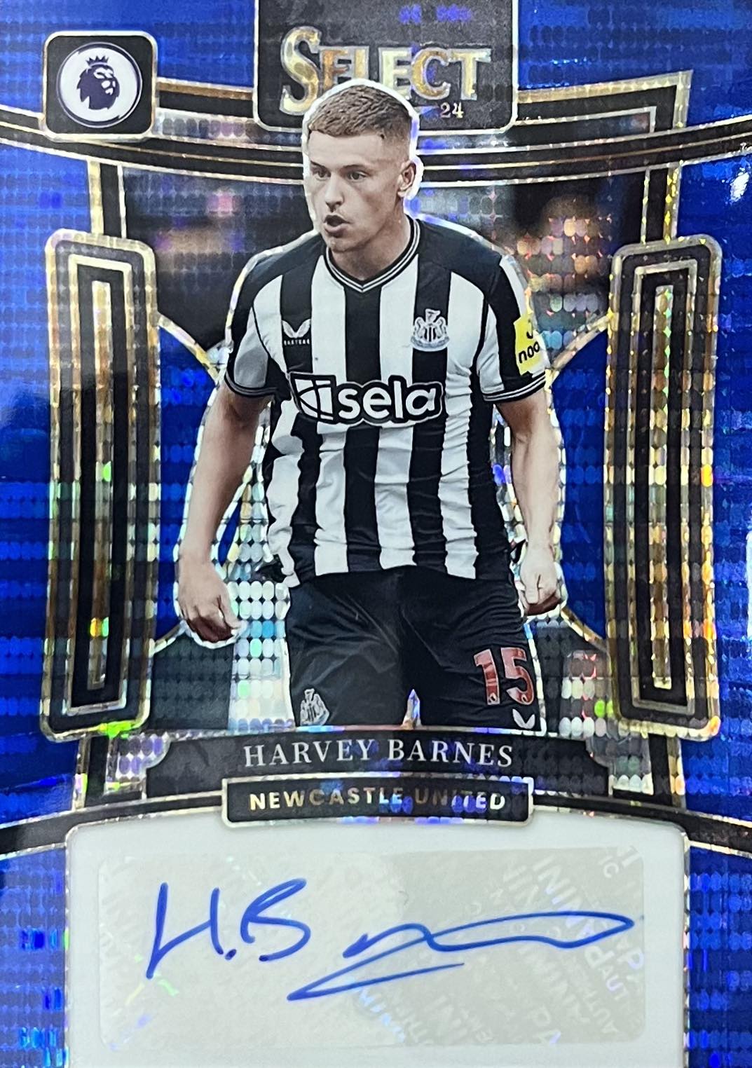 Harvey Barnes Autograph Blue Pulsar Select
