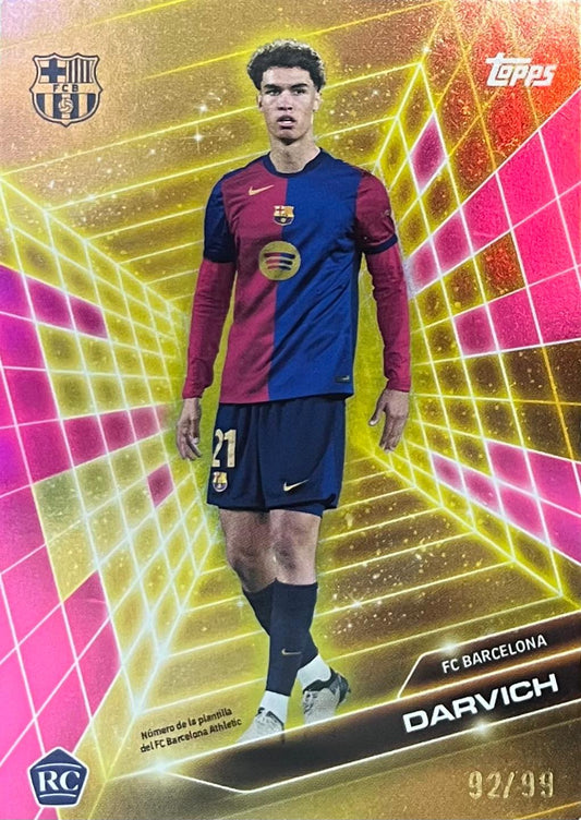 Noah Darvich Numbered /99 Rookie Barcelona Fan Set