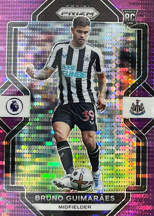 Bruno Guimaraes Purple Pulsar Prizm Rookie Newcastle
