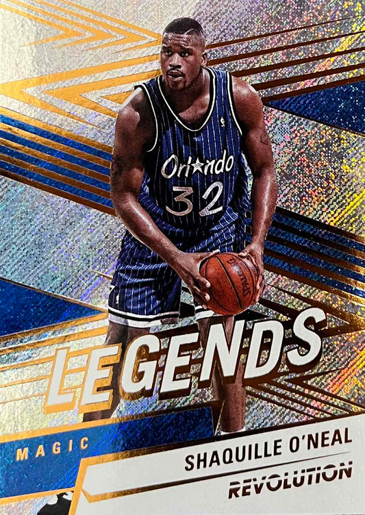 Shaquille O'Neal #166 Blue Storm 2024-25 Panini Revolution - Legends