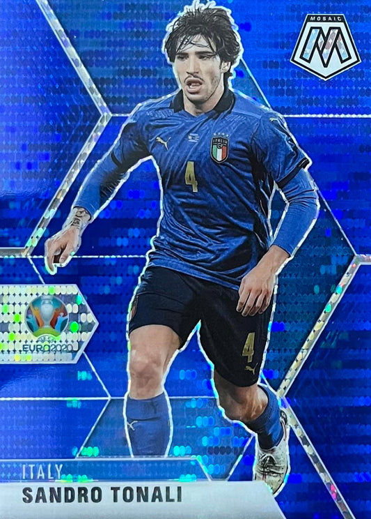 Sandro Tonali Blue Pulsar Prizm Mosaic Euro 2020