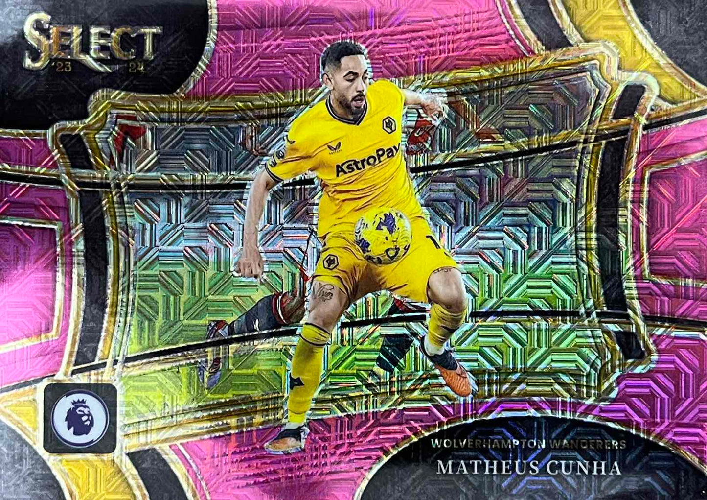 Matheus Cunha Pink Mojo Numbered /325 Select 2023/24