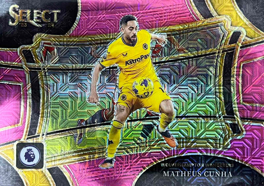Matheus Cunha Pink Mojo Numbered /325 Select 2023/24